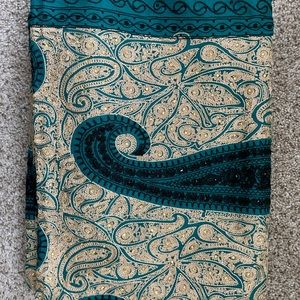 One of a kind shaw from Dubai souks. Custom beading & rich colors!